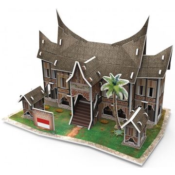 3D Puzzel Traditional Residence Indonesia