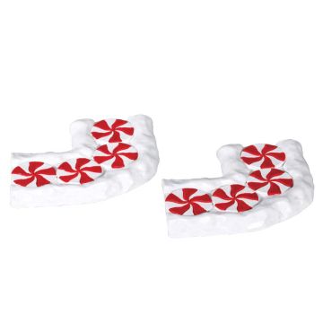 Lemax - Candy Cane Lane Curved set of 2
