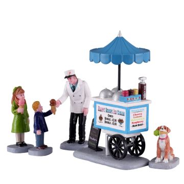 Lemax - Happy Scoops Ice Cream Cart set of 5
