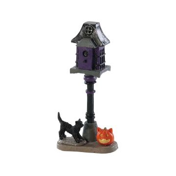 Spooky Town - Haunted Birdhouse Purple