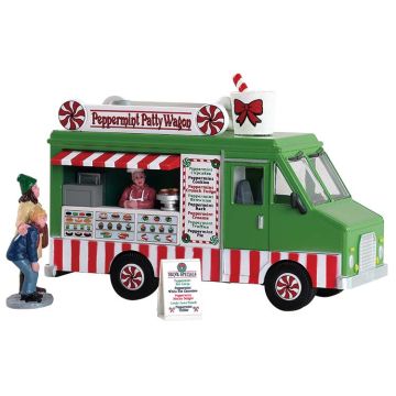 Lemax - Peppermint Food Truck set of 3