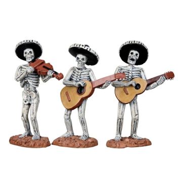 Spooky Town - Skeleton Mariachi Band - Set van 3