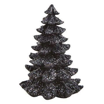 Zwarte Dennenboom 12cm - Polystone - Wurm
